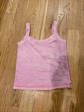 Merge Light Pink Cotton Tank Top
